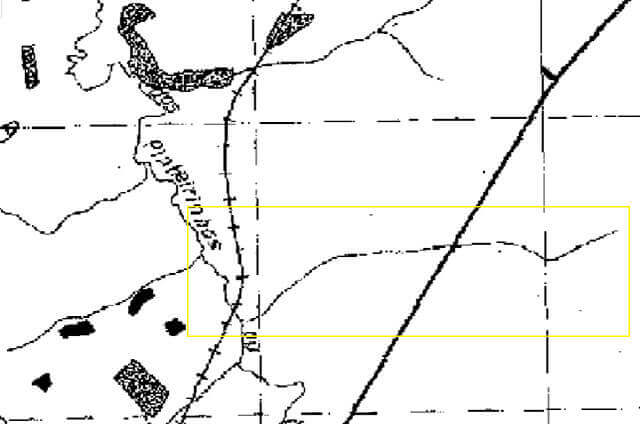 Mapa do Córrego Bom Fim em Torrinha - SP