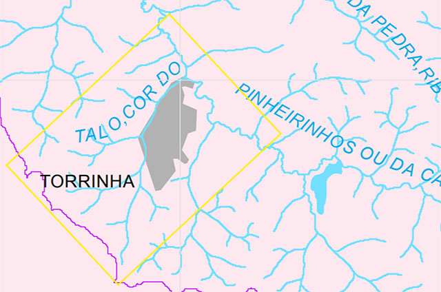 Mapa do Rio Taló